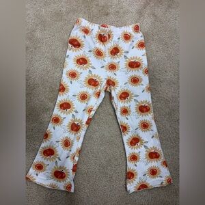 Chick Pea Sunflower and Pumpkin Print Fabric